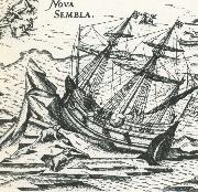 1596 seglade hollandaren willem barents till novaja semlja dar hartyg skruvades upp ovanpa packisen